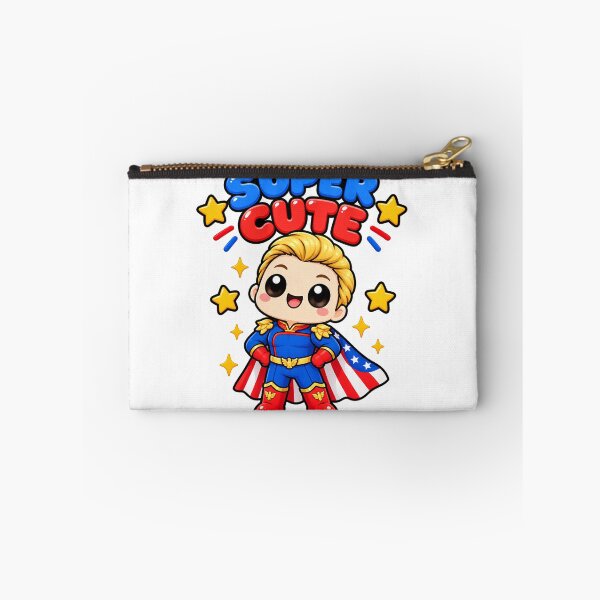 Item preview, Super Cute Chibi Superhero – Kawaii Patriotic Hero Art designed and sold by My-Cute-Designs.