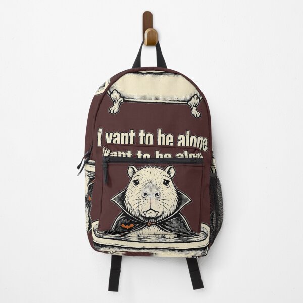 Item preview, I Vant To Be Alone Depressed Vampire Capybara designed and sold by puzzell.