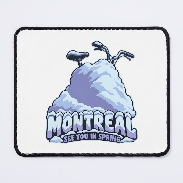 Item preview, Montreal See You in Spring Snowbound Bicycle designed and sold by Fenay Designs.