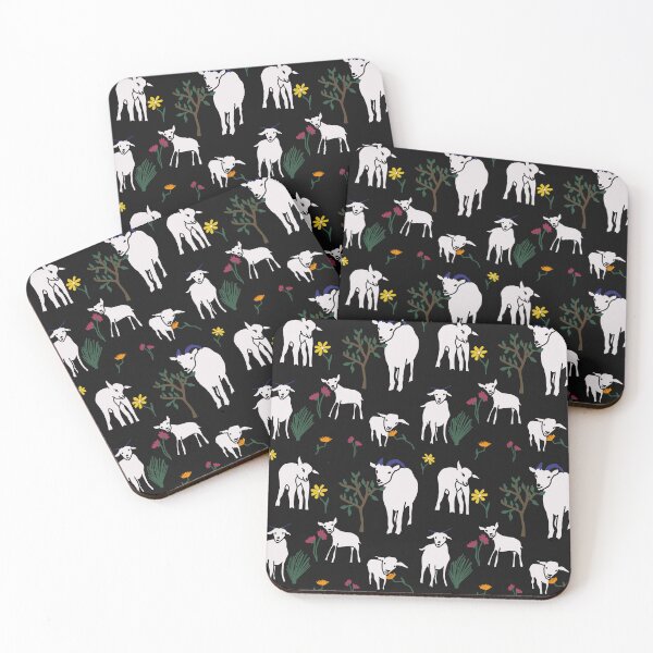 Item preview, Goat black color pattern as a symbol of 2027 designed and sold by fishcard.