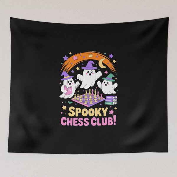 Item preview, SPOOKY CHESS CLUB! designed and sold by jkrphoto.