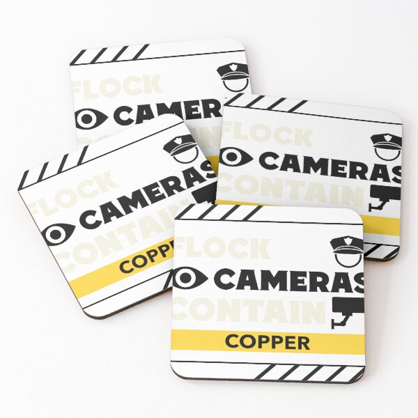 Item preview, Flock Cameras Contain Copper designed and sold by Bees Knees Tees.