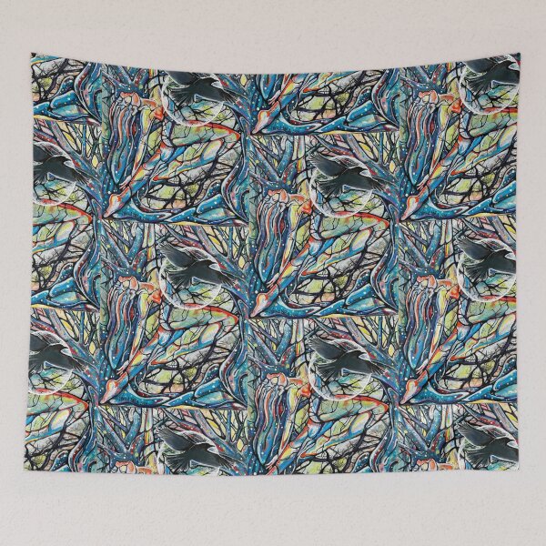 Item preview, Just Dance: original art depicts dancing among trees in the forest designed and sold by artistshera.
