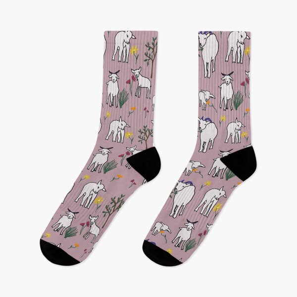 Item preview, Goat pink color pattern as a symbol of 2027 designed and sold by fishcard.