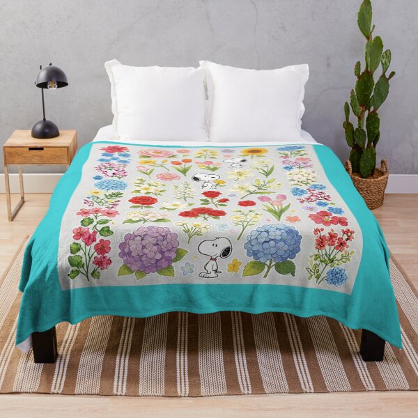 Item preview, Snoopy Botanical Spring Floral Art designed and sold by Innova_Creations.