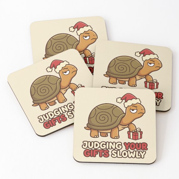 Item preview, Judgy Tortoise Judging Your Christmas Gifts designed and sold by Rariks.