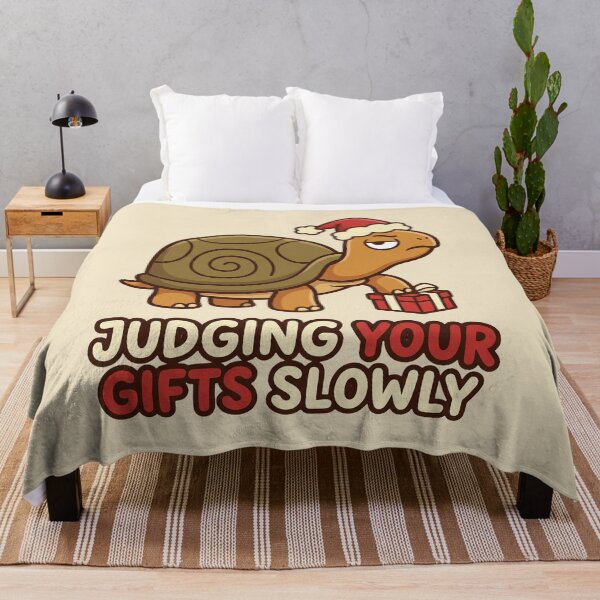 Item preview, Judgy Tortoise Judging Your Christmas Gifts designed and sold by Rariks.