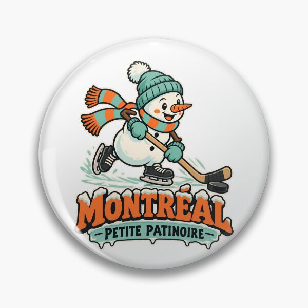 Item preview, Montreal Petite Patinoire Hockey Snowman designed and sold by Fenay Designs.