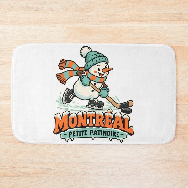 Item preview, Montreal Petite Patinoire Hockey Snowman designed and sold by Fenay Designs.