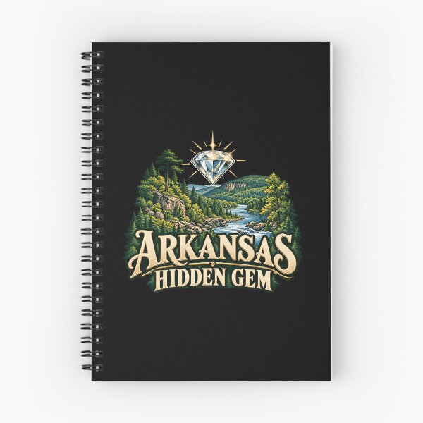 Aperçu de l'œuvre Arkansas Hidden Gem Diamond Landscape créée et vendue par Side Quest Co..