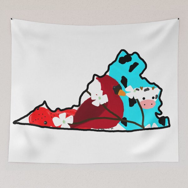 Item preview, Virginia- inline designed and sold by EmberGlowPress.