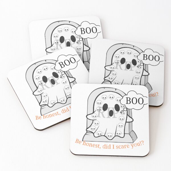 Item preview, Be Honest Did I Scare You Cute Ghost Tombstone designed and sold by ZenVibeDesign.