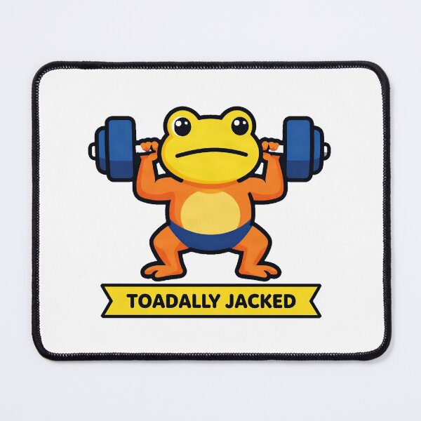 Item preview, Buff Weightlifting Gym Toad designed and sold by Arc2020.