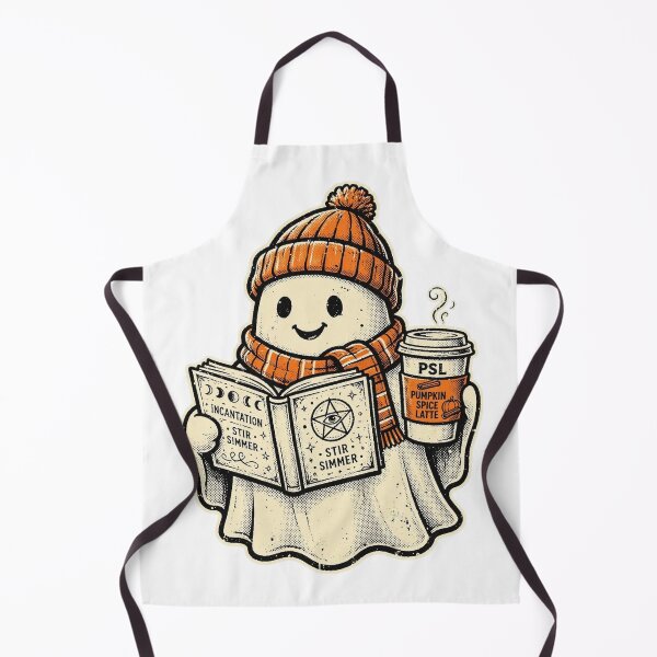 Item preview, Pumpkin Spice Latte Ghost Cozy Halloween Meme designed and sold by puzzell.