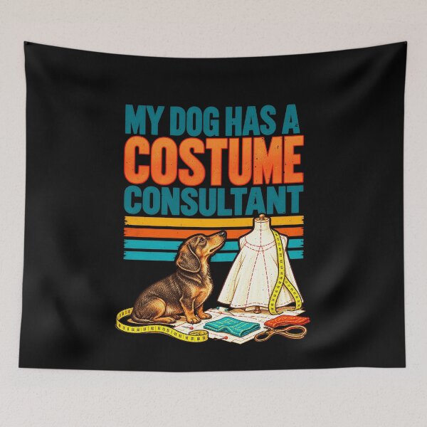 Item preview, Funny Dachshund Costume Consultant designed and sold by elderberry.
