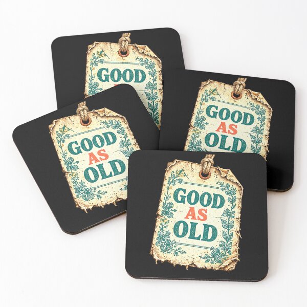 Item preview, GOOD AS OLD Thrifting Pun About Aging designed and sold by elderberry.