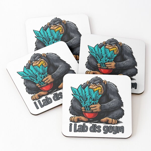 Item preview, Gorilla Power – Badminton Shuttlecock Art designed and sold by simplehcity.