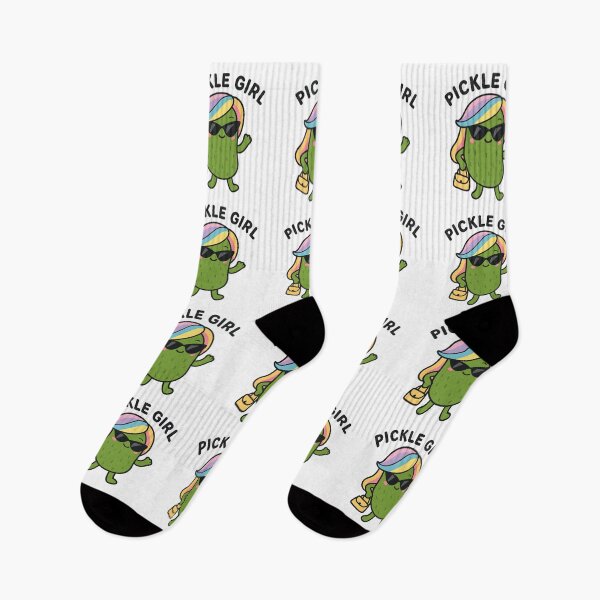 Item preview, Pickle Girl | Cute Funny Pickle Character designed and sold by Basma Designs | Retro, Kawaii Shirts & Stickers.
