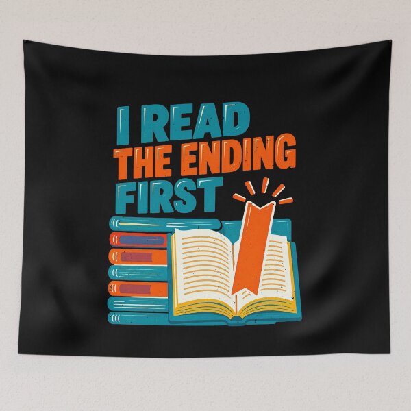 Item preview, I Read the Ending First Reader Joke designed and sold by elderberry.