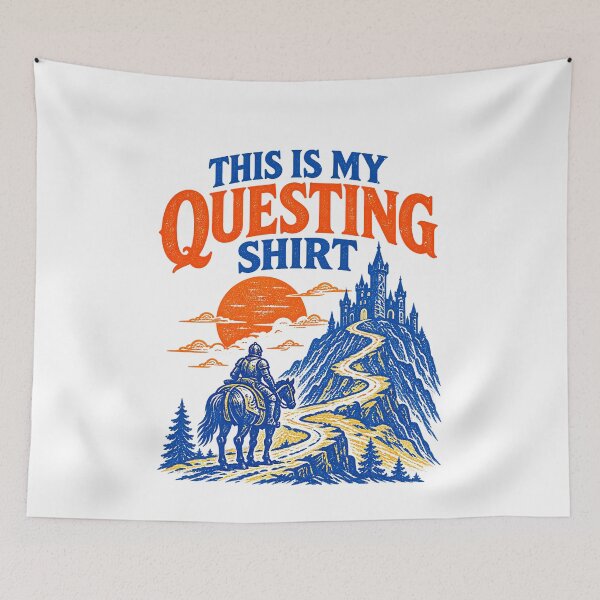 Item preview, A Knight's Mountain Quest to the Castle designed and sold by elderberry.