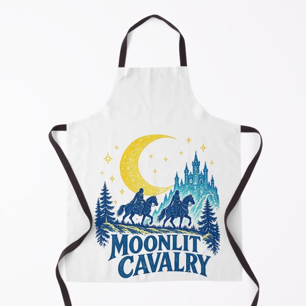 Item preview, Cavalry Riders Journey to a Moonlit Castle designed and sold by elderberry.