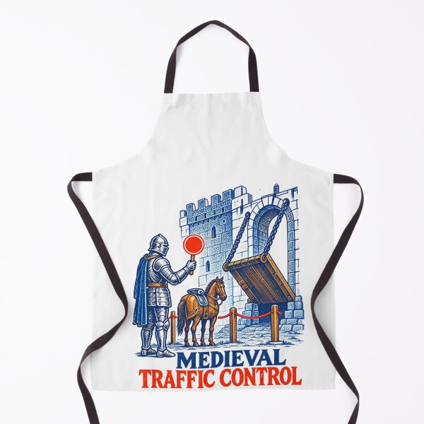 Item preview, Renaissance Knight Stops Traffic designed and sold by elderberry.