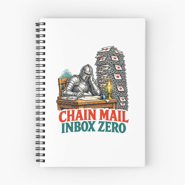 Item preview, Inbox Zero Gets a Medieval Chain Mail Twist designed and sold by elderberry.
