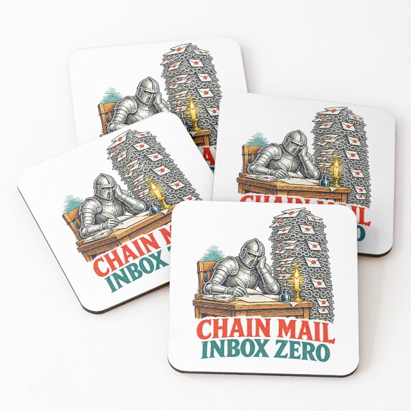 Item preview, Inbox Zero Gets a Medieval Chain Mail Twist designed and sold by elderberry.