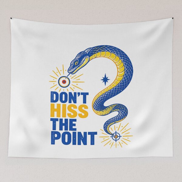 Item preview, Funny Don't Hiss Snake Wordplay designed and sold by elderberry.