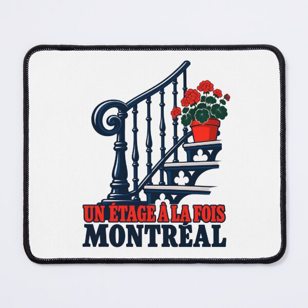 Item preview, Montreal One Floor at a Time Flowered Stairs designed and sold by Fenay Designs.