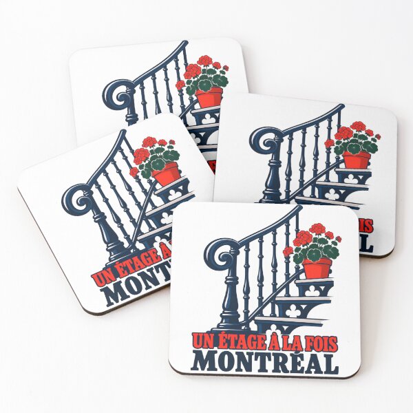 Item preview, Montreal One Floor at a Time Flowered Stairs designed and sold by Fenay Designs.