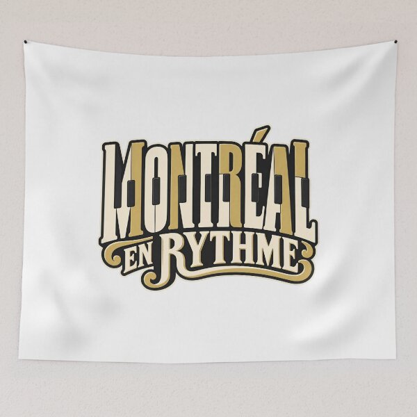 Item preview, Montreal En Rythme Golden Piano Letters designed and sold by Fenay Designs.