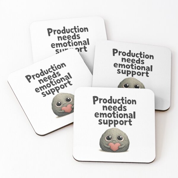 Artikelvorschau, Die Produktion benötigt emotionale Unterstützung entworfen und verkauft von DAOUDEES.