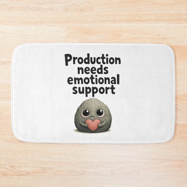 Item preview, Production Needs Emotional Support designed and sold by DAOUDEES.