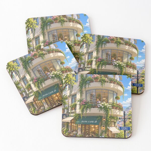 Item preview, Hana Cafe – Dreamy Japanese Flower Cafe in Spring designed and sold by H-Tsvetkova.