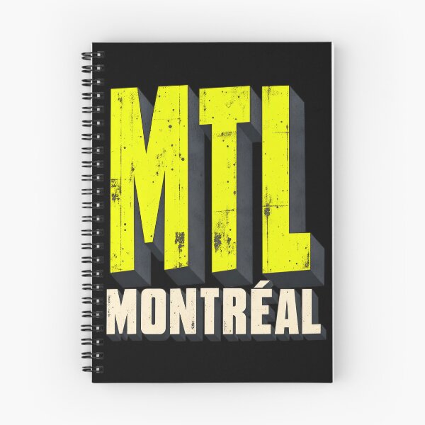 Item preview, Montreal MTL Electric Yellow Block Letters designed and sold by Fenay Designs.