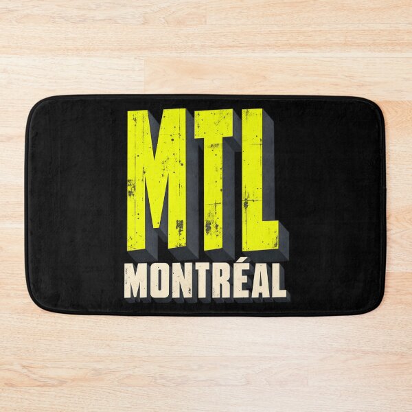 Item preview, Montreal MTL Electric Yellow Block Letters designed and sold by Fenay Designs.