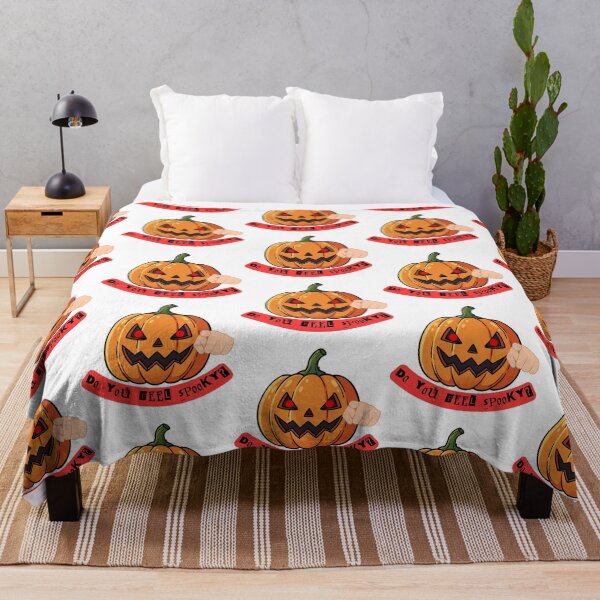 Item preview, Do You Feel Spooky Pointing Pumpkin Halloween designed and sold by ZenVibeDesign.