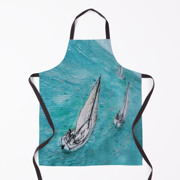 Item preview, ´Salt Water And Sails´ DETAIL. Regatta sailing race painting... designed and sold by Melissa Sadie Wright.