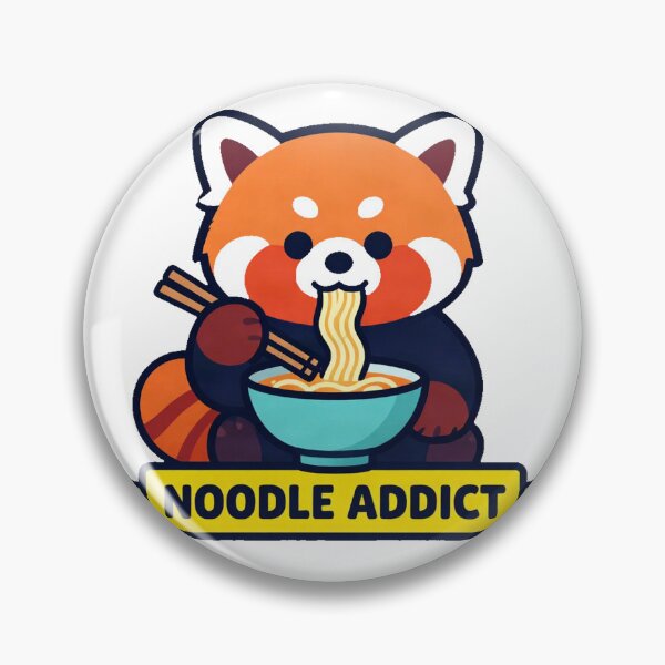 Item preview, Red Panda Eating Japanese Ramen designed and sold by Arc2020.