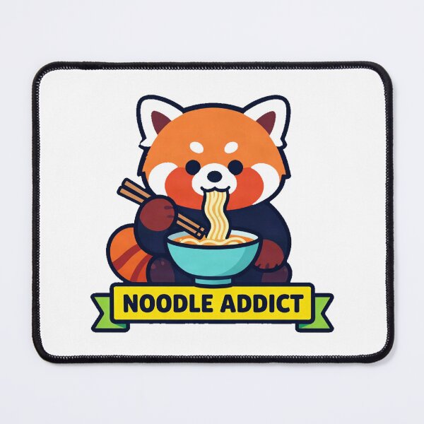 Item preview, Red Panda Eating Japanese Ramen designed and sold by Arc2020.