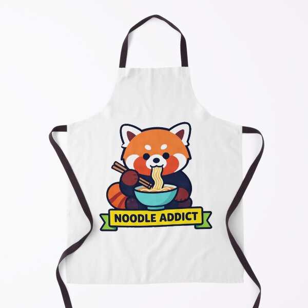Item preview, Red Panda Eating Japanese Ramen designed and sold by Arc2020.