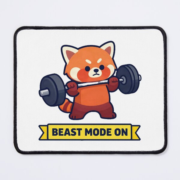 Item preview, Funny Gym Workout Red Panda designed and sold by Arc2020.