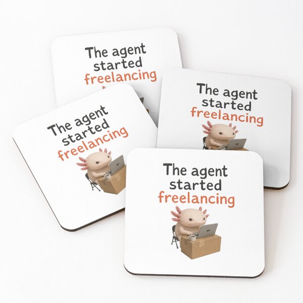 Item preview, The Agent Started Freelancing designed and sold by DAOUDEES.