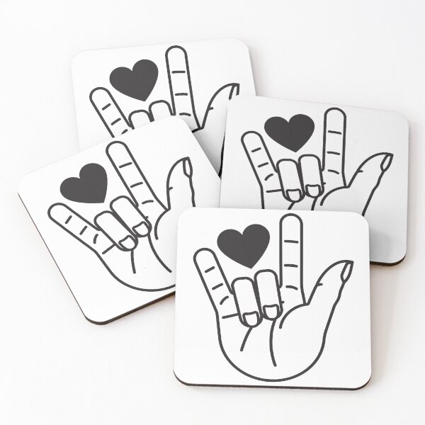 Item preview, I love you ASL designed and sold by PoppyandSage.