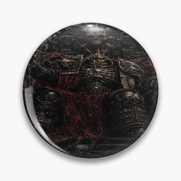 Item preview, Grimdark Warlord on Skull Throne - Dark Fantasy Art designed and sold by JMAVILA ART.