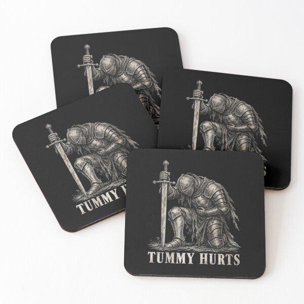 Item preview, Tummy Hurts Knight designed and sold by sollunadesignns.