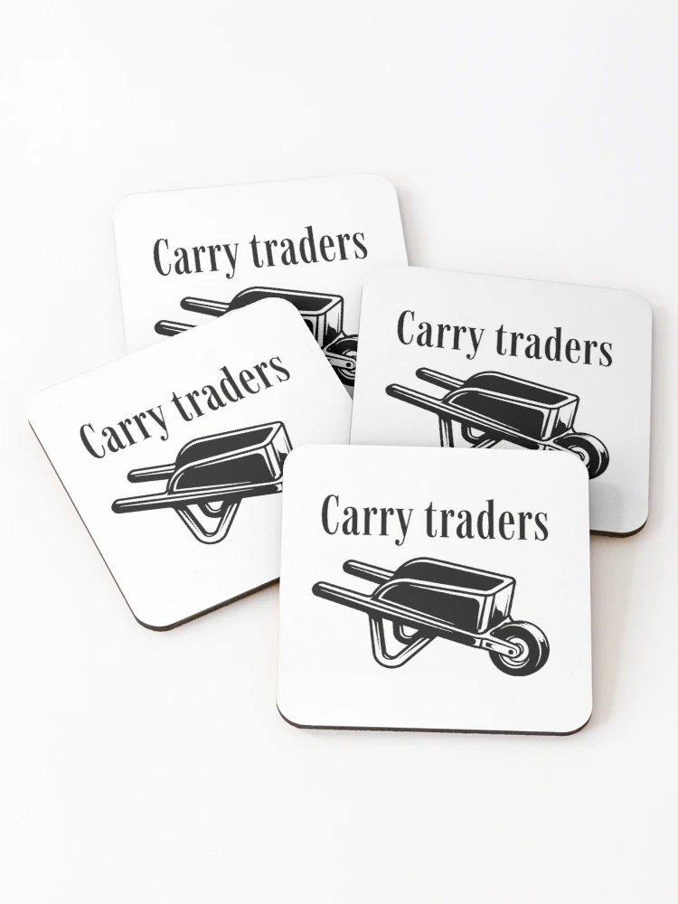 Thumbnail 1 of 5, Coasters (Set of 4), Carry traders designed and sold by Bankers Prime Club.
