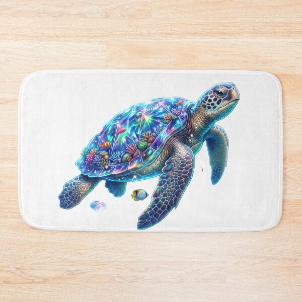 Item preview, Sea turtle with crystal shell designed and sold by kidoramagic.