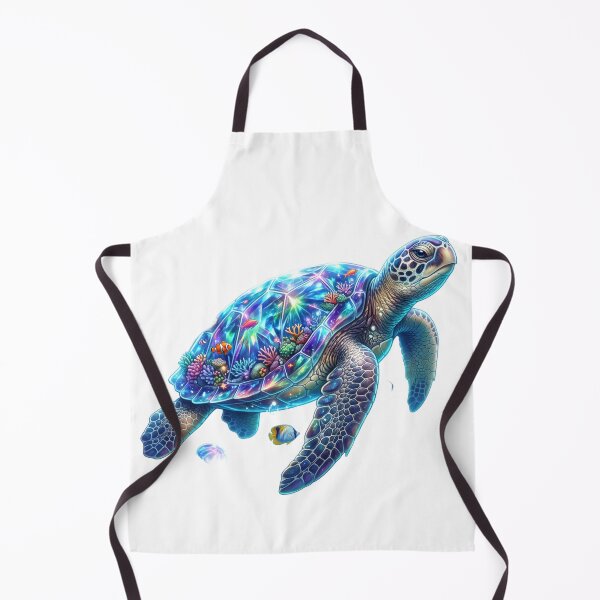 Item preview, Sea turtle with crystal shell designed and sold by kidoramagic.